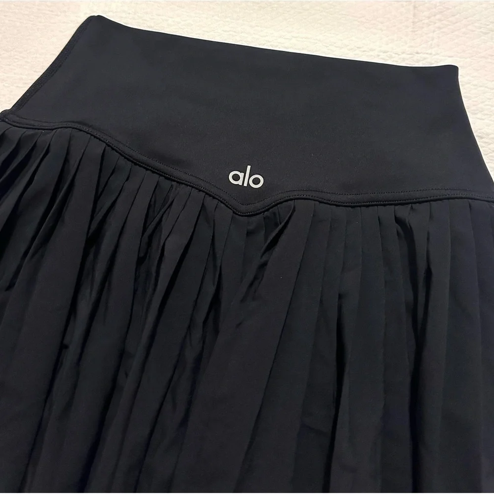 Alo Yoga Grand Slam Tennis Skirt - Black XXS